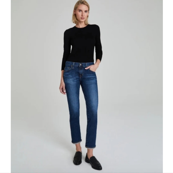 Ag Adriano Goldschmied Denim - AG Goldschmied Ex-boyfriend Slim Crop Jeans Size 28 R